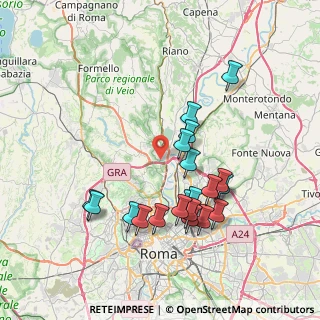 Mappa Via Fosso della Valchetta, 00188 Roma RM, Italia (7.7355)