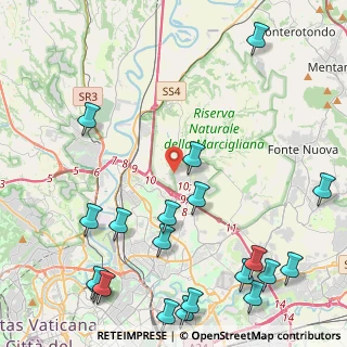 Mappa Via Francesco Mulè, 00138 Roma RM, Italia (6.4295)