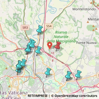 Mappa Via Francesco Mulè, 00138 Roma RM, Italia (5.26188)