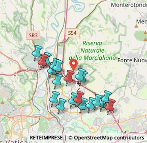 Mappa Via Francesco Mulè, 00138 Roma RM, Italia (3.822)