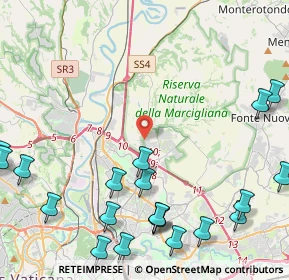 Mappa Via Francesco Mulè, 00138 Roma RM, Italia (6.4445)