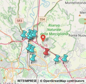 Mappa Via Francesco Mulè, 00138 Roma RM, Italia (3.59636)