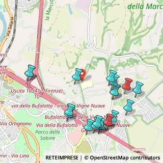 Mappa Via Francesco Mulè, 00138 Roma RM, Italia (1.2825)