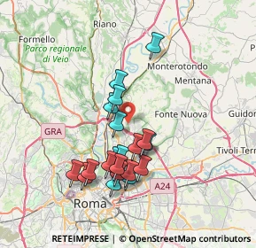 Mappa Via Francesco Mulè, 00138 Roma RM, Italia (6.841)