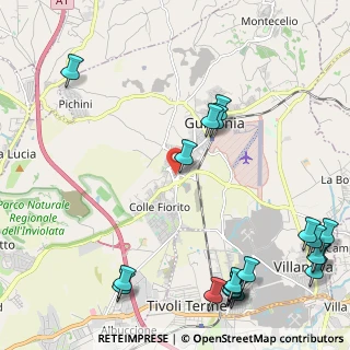 Mappa Via Quintilio Varo, 00012 Guidonia Montecelio RM (3.3105)