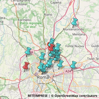 Mappa Via Force, 00138 Roma RM, Italia (6.3195)