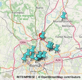 Mappa Via Force, 00138 Roma RM, Italia (7.72625)