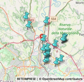 Mappa Via Force, 00138 Roma RM, Italia (3.68056)