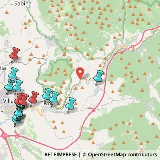 Mappa Strada Statale, 00024 Castel Madama RM, Italia (7.226)