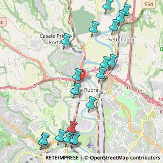 Mappa Via del Ponte di Castel Giubileo, 00188 Roma RM, Italia (2.83158)