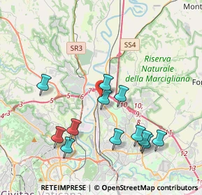 Mappa Largo Montedinove, 00138 Roma RM, Italia (4.19917)