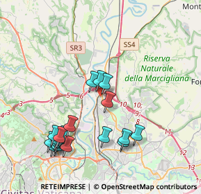 Mappa Largo Montedinove, 00138 Roma RM, Italia (4.40056)