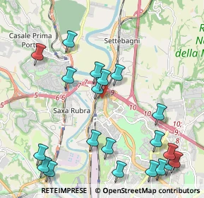 Mappa Largo Montedinove, 00138 Roma RM, Italia (2.6965)