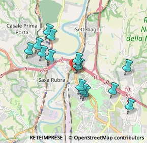 Mappa Largo Montedinove, 00138 Roma RM, Italia (1.82333)