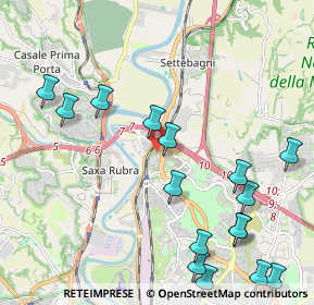 Mappa Largo Montedinove, 00138 Roma RM, Italia (2.765)