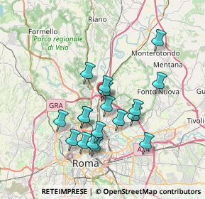 Mappa VIA SERRA DE CONTI, 00138 Roma RM, Italia (6.77278)