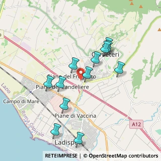 Mappa Via Cupra Roma, 00052 Cerveteri RM, Italia (1.90833)