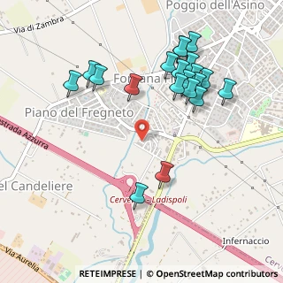 Mappa Via Cupra Roma, 00052 Cerveteri RM, Italia (0.556)