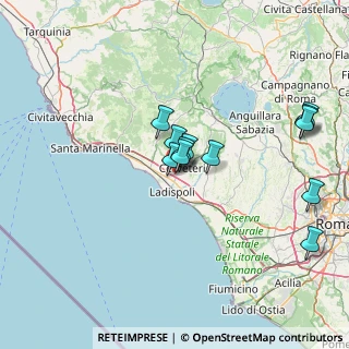 Mappa Via Cupra Roma, 00052 Cerveteri RM, Italia (13.82917)