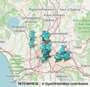 Mappa Via di Castel Giubileo, 00138 Roma RM, Italia (11.155)