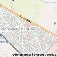 Mapa Cerveteri