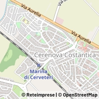 Kaart Cerveteri