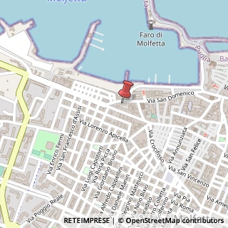 Mappa Via San Carlo, 15, 70056 Molfetta, Bari (Puglia)