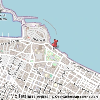 Mappa Via Giuseppe Mazzini, 4, 70056 Molfetta, Bari (Puglia)