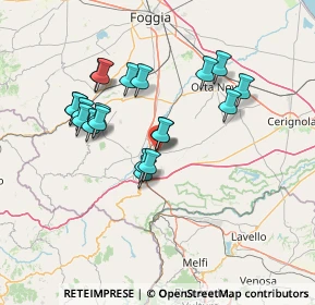 Mappa Via San Rocco, 71022 Ascoli Satriano FG, Italia (13.5055)