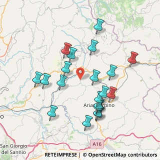 Mappa SS 414 Località Bosco, 83037 Montecalvo Irpino AV, Italia (8.106)
