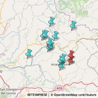 Mappa SS 414 Località Bosco, 83037 Montecalvo Irpino AV, Italia (6.26733)