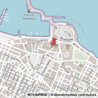 Mappa Via Domenico Picca, 34, 70056 Molfetta, Bari (Puglia)