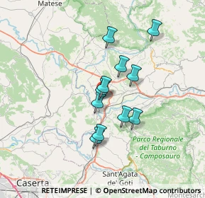 Mappa Via Telese, 82031 Amorosi BN, Italia (5.60909)