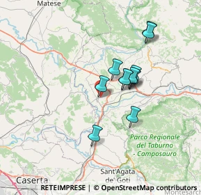 Mappa Via Telese, 82031 Amorosi BN, Italia (5.89273)