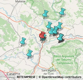 Mappa Via Telese, 82031 Amorosi BN, Italia (5.84647)