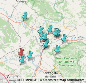 Mappa Via Telese, 82031 Amorosi BN, Italia (5.83133)