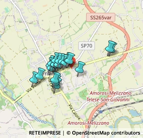 Mappa Via Telese, 82031 Amorosi BN, Italia (0.6315)