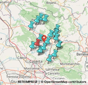 Mappa Via Nazionale, 81010 Ruviano CE, Italia (10.394)
