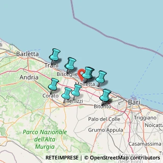Mappa SS  16 km 774, 70056 Molfetta BA, Italia (10.0905)