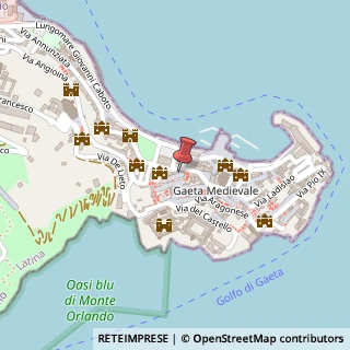 Mappa Piazza Generale Vincenzo Traniello, 10, 04024 Gaeta, Latina (Lazio)