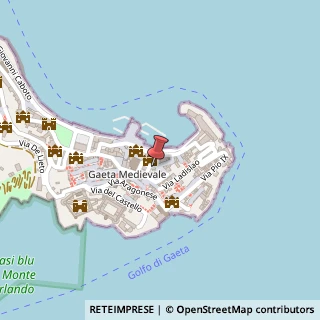 Mappa Piazza Cavallo, 20, 04024 Gaeta, Latina (Lazio)