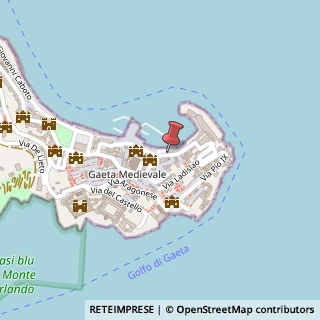 Mappa Via Bausan, 30, 04024 Gaeta, Latina (Lazio)