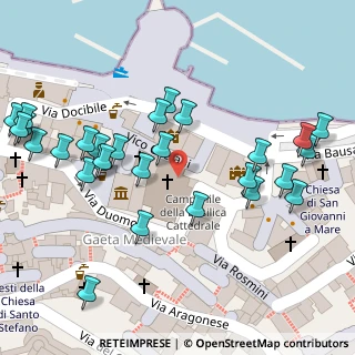 Mappa Piazza Arcivescovado, 04024 Gaeta LT, Italia (0.07857)