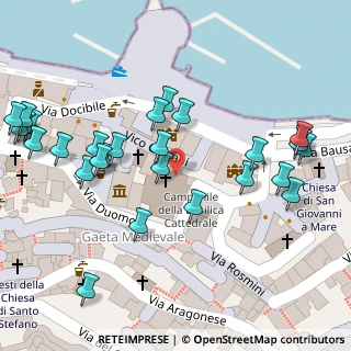 Mappa Piazza Papa Gelasio, 04024 Gaeta LT, Italia (0.07778)