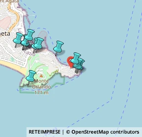 Mappa Piazza Arcivescovado, 04024 Gaeta LT, Italia (1.03167)