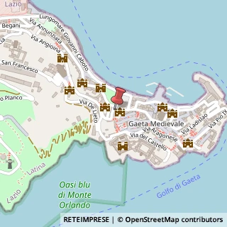 Mappa Piazza Generale Traniello, 13, 04024 Gaeta, Latina (Lazio)