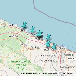 Mappa Viale dei Crociati, 70056 Molfetta BA, Italia (7.87385)