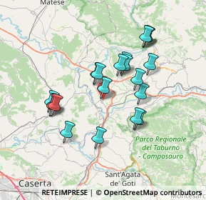 Mappa Via IV Novembre, 82031 Amorosi BN, Italia (6.9015)