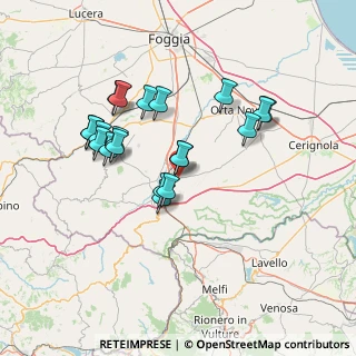 Mappa Via Cerignola, 71022 Ascoli Satriano FG, Italia (13.798)