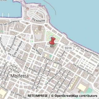 Mappa Via Giovanni Carnicella Sindaco, 70056 Molfetta BA, Italia, 70056 Molfetta, Bari (Puglia)
